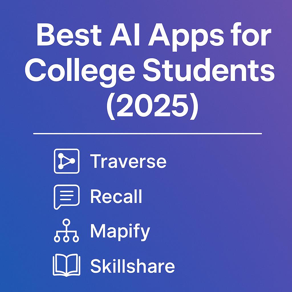 Best AI Apps for College Student