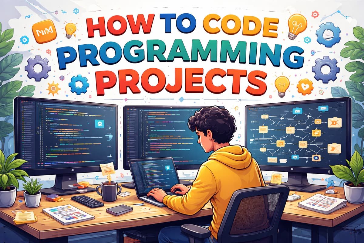 How to Code Programming Projects Step by Step
