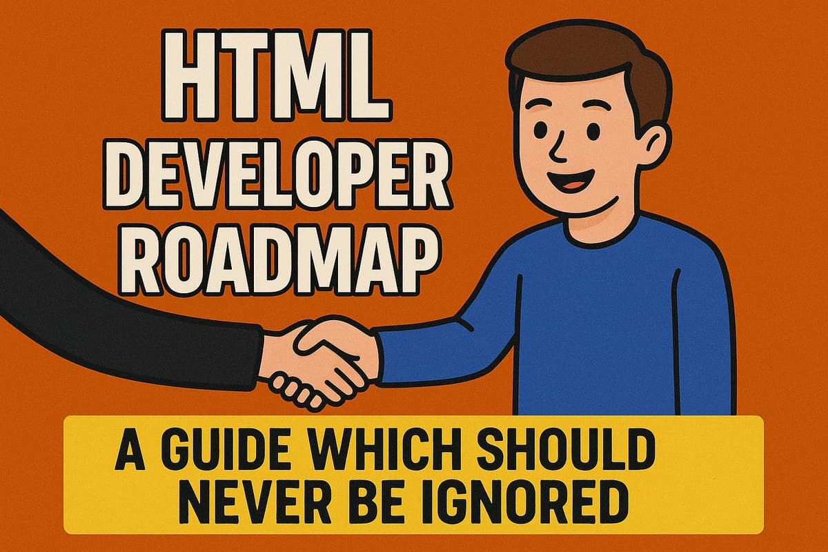HTML Roadmap 2025 - Complete Step-by-Step Guide to HTML Mastery